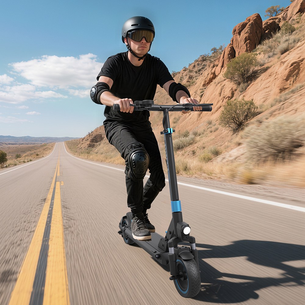 SIGMA K07S Faltbarer Elektroroller, 500-W-B&uuml;rstenlosmotor, 48-V-13-Ah-Lithium-Akku, 40 km Reichweite, 25 km/h H&ouml;chstgeschwindigkeit, 8-Zoll-Luftreifen, Sto&szlig;d&auml;mpfer vorne und hinten, E-ABS-Bremssystem