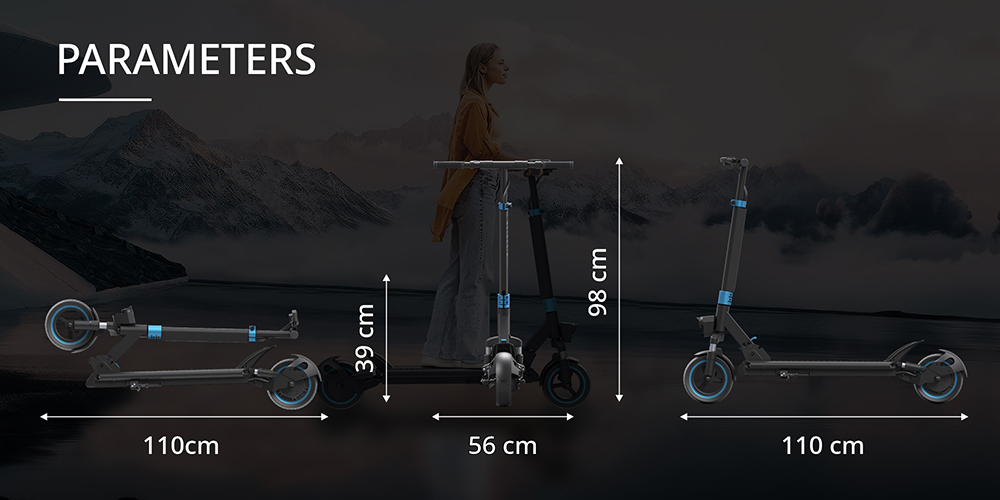 SIGMA K07S Faltbarer Elektroroller, 500-W-B&uuml;rstenlosmotor, 48-V-13-Ah-Lithium-Akku, 40 km Reichweite, 25 km/h H&ouml;chstgeschwindigkeit, 8-Zoll-Luftreifen, Sto&szlig;d&auml;mpfer vorne und hinten, E-ABS-Bremssystem