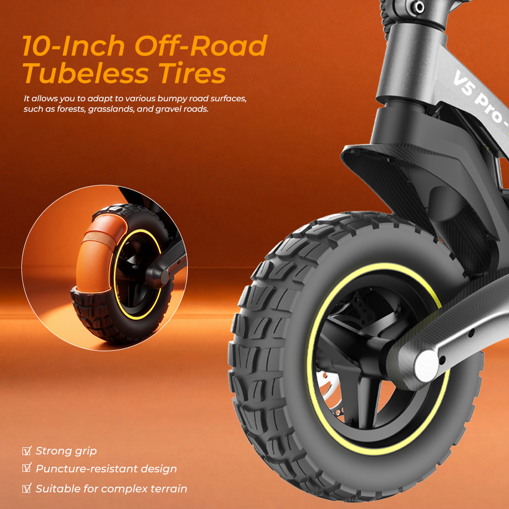 iScooter V5Pro &Ouml;sszecsukhat&oacute; Elektromos Roller, 1000W Motor, 20km/h Max. Sebess&eacute;g, 70km Hat&oacute;t&aacute;v, 48V 12,5Ah Akkumul&aacute;tor, Kettős Felf&uuml;ggeszt&eacute;s, Kettős T&aacute;rcsaf&eacute;k + E-f&eacute;k, 10