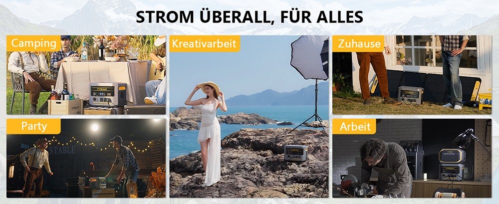 VTOMAN FlashSpeed 2400 Tragbare Powerstation, 1408Wh LiFePO4-Batterie, 2400W AC-Ausgang, 3200W Spitzenleistung, 12 Ausgangsanschlüsse, 100W USB-C, 600W Solar-Eingang, 1500W AC-Eingang, <10ms USV