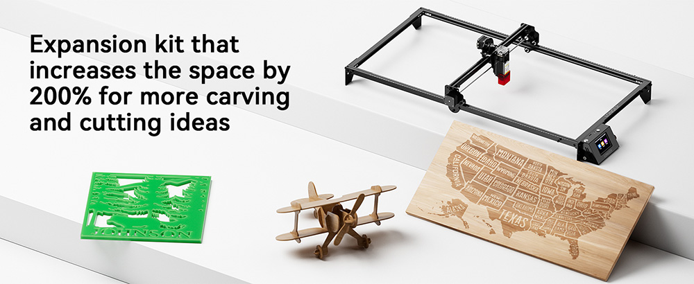 [New Version] LONGER RAY5: Y-Axis Extension Kit 375×825mm