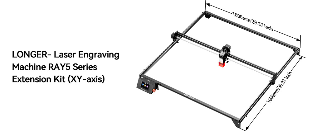 [New Version] LONGER RAY5: XY-Axis Extension Kit 4×