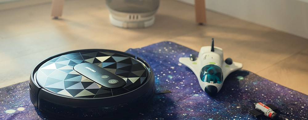 AIRROBO P20 Robot Vacuum Cleaner, 2800Pa Suction, 600ml Dustbin, Scraper Technology, 4 Cleaning Modes, App Control