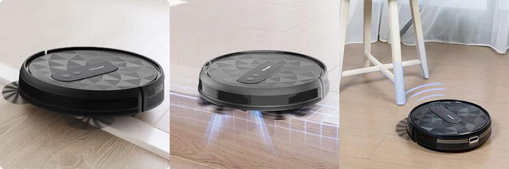 AIRROBO P20 Robot Vacuum Cleaner, 2800Pa Suction, 600ml Dustbin, Scraper Technology, 4 Cleaning Modes, App Control