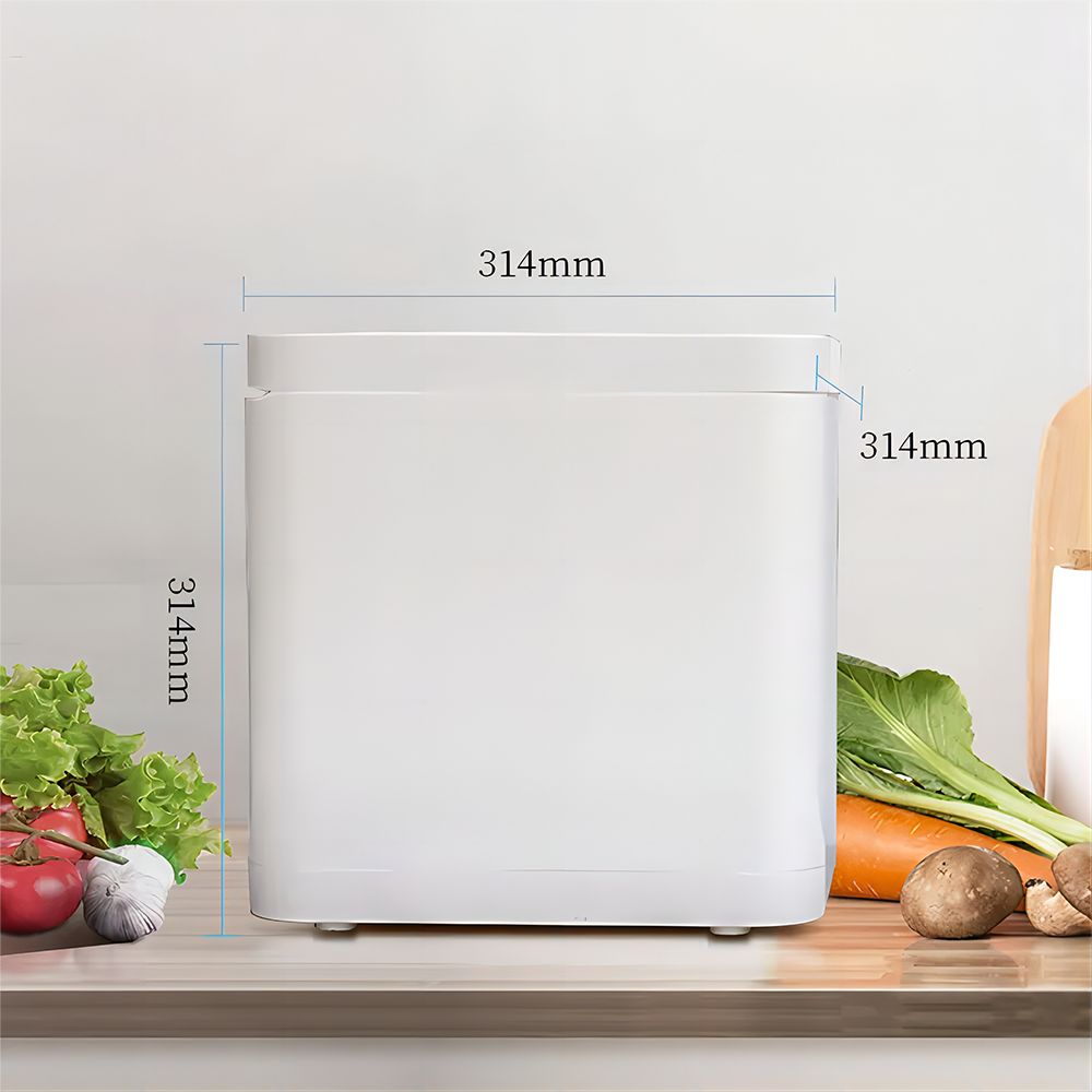BEECO HQD-314Pro Kitchen Composter, 3.3L Capacity, Turning Waste into Natural Fertilizer, Built-in UVC Light, Child Lock, LCD Screen