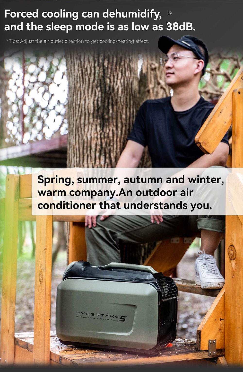 CYBERTAKE S1 Pro Portable Outdoor Air Conditioner (without Battery) - EU Plug