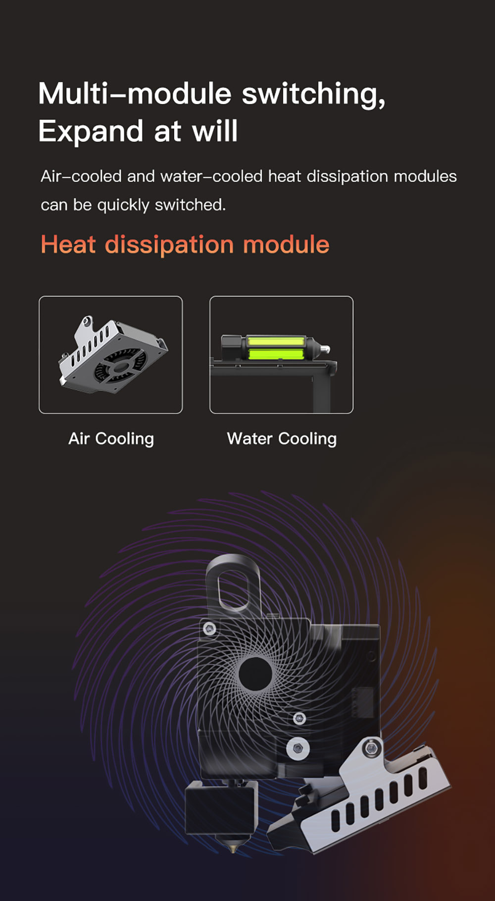 Creality Sprite Extruder Pro with All Metal Design, 300 Celsius Degrees, Large Torque, Dual Gera Feeding