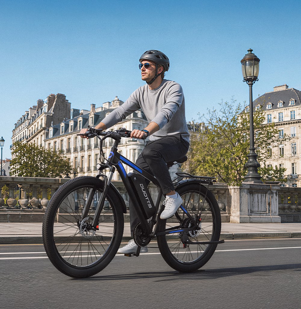 DUOTTS C29-M Electric Bike, 750W Motor, 48V 15Ah Battery, 45&ndash;50km/h Top Speed, 90km Range, 27.5&times;2.125