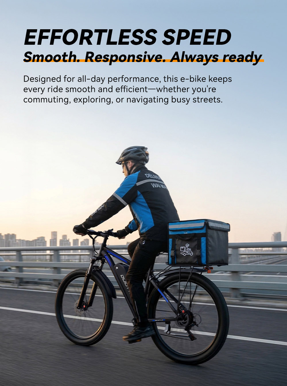 DUOTTS C29-M Electric Bike, 750W Motor, 48V 15Ah Battery, 45&ndash;50km/h Top Speed, 90km Range, 27.5&times;2.125