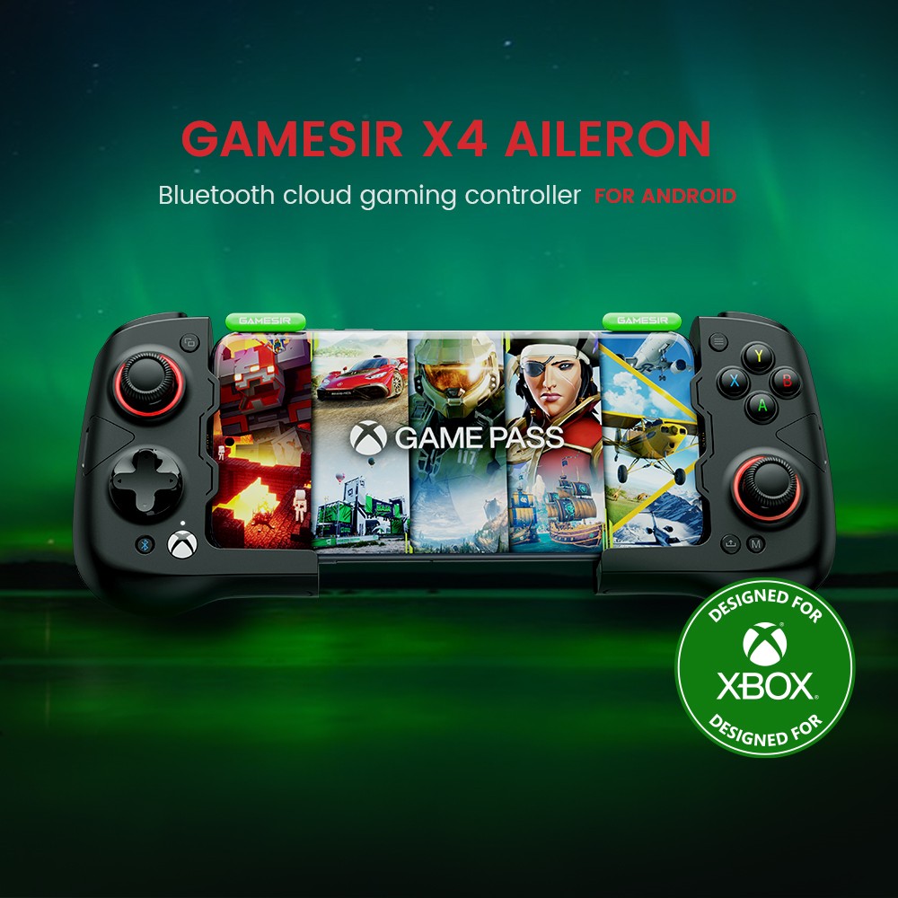 GameSir X4 Aileron Bluetooth Xbox (Android) Mobile Game Controller - Black