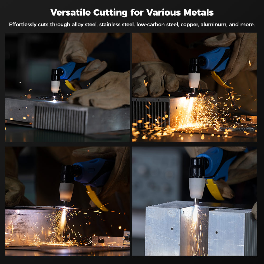 Refurbished Mecpow CUT-50 Plasma Cutter, IGBT Inverter Technology, Contact Arc Starting, Smart Fan, Cuts 5-15mm Materials