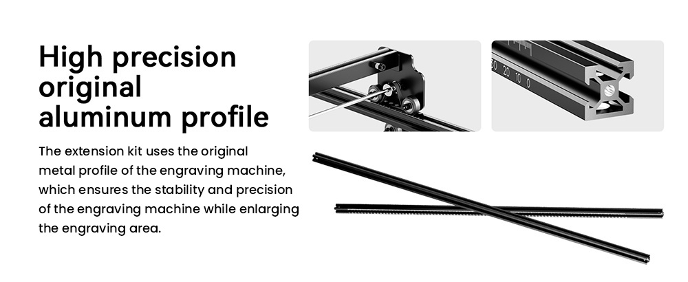 [Nouvelle version] Kit d'extension d'axe Y pour graveur laser LONGER RAY5