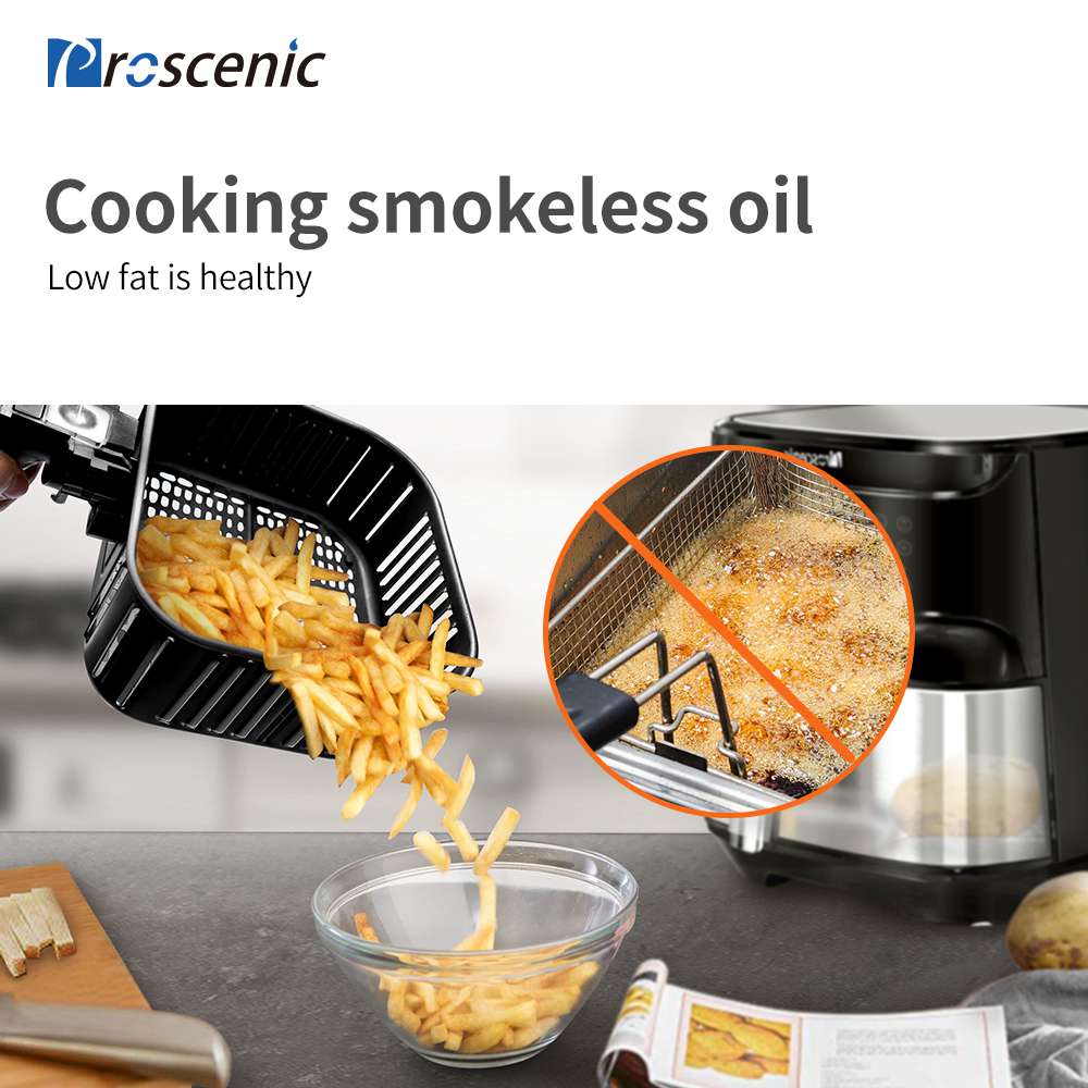 Refurbished Proscenic T21 Smart Air Fryer, App & Alexa Control, XL 5.8QT, 1700W Electric Oven & Oilless Cooker