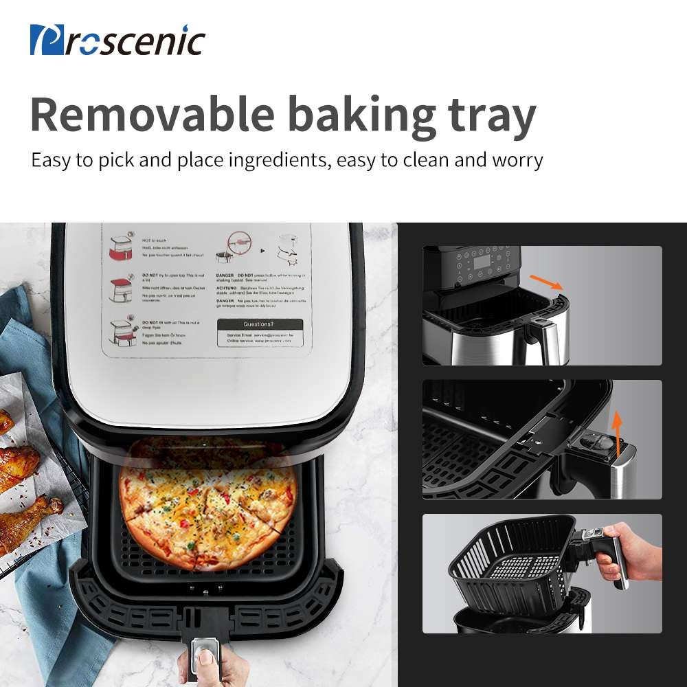 Refurbished Proscenic T21 Smart Air Fryer, App & Alexa Control, XL 5.8QT, 1700W Electric Oven & Oilless Cooker