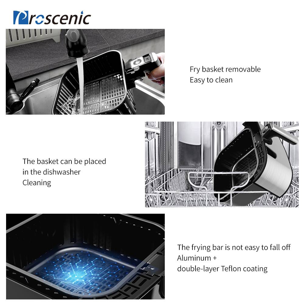 Refurbished Proscenic T21 Smart Air Fryer, App & Alexa Control, XL 5.8QT, 1700W Electric Oven & Oilless Cooker