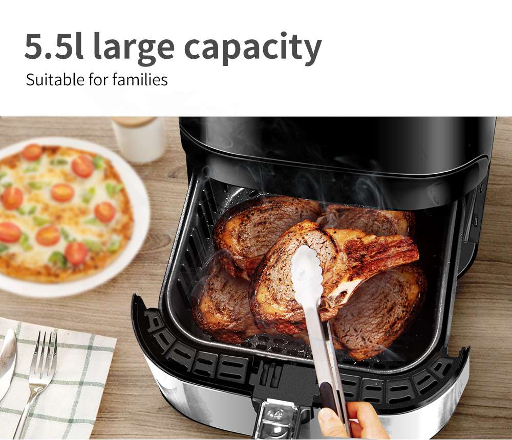 Refurbished Proscenic T21 Smart Air Fryer, App & Alexa Control, XL 5.8QT, 1700W Electric Oven & Oilless Cooker