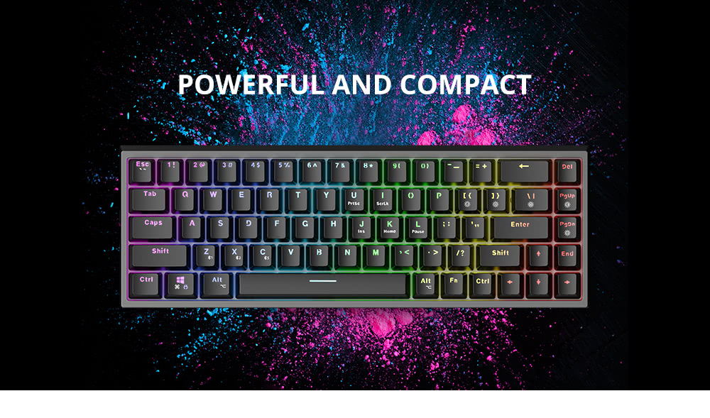 Refurbished Tronsmart Elite RGB Mechanical Keyboard Outemu Switch - Black