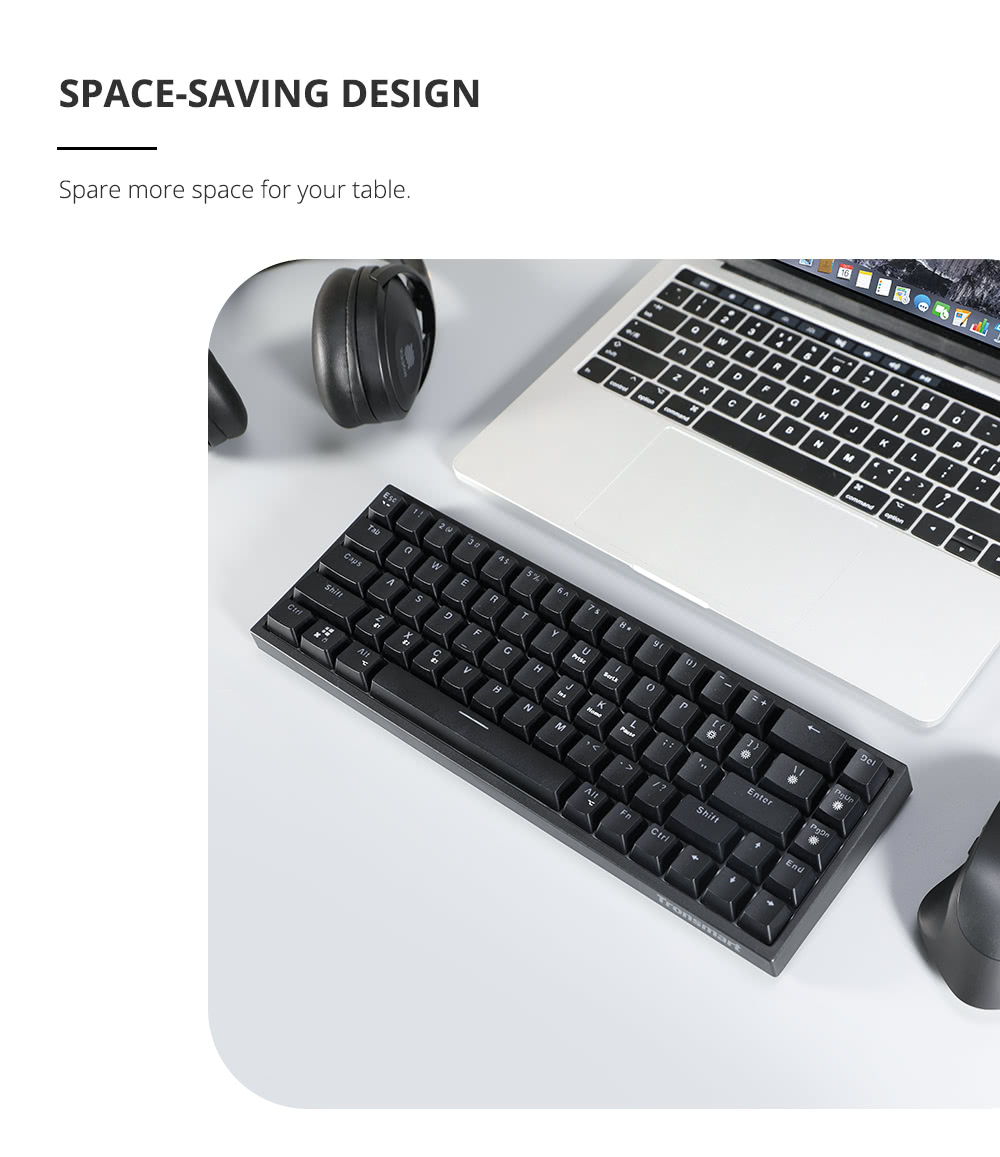 Refurbished Tronsmart Elite RGB Mechanical Keyboard Outemu Switch - Black