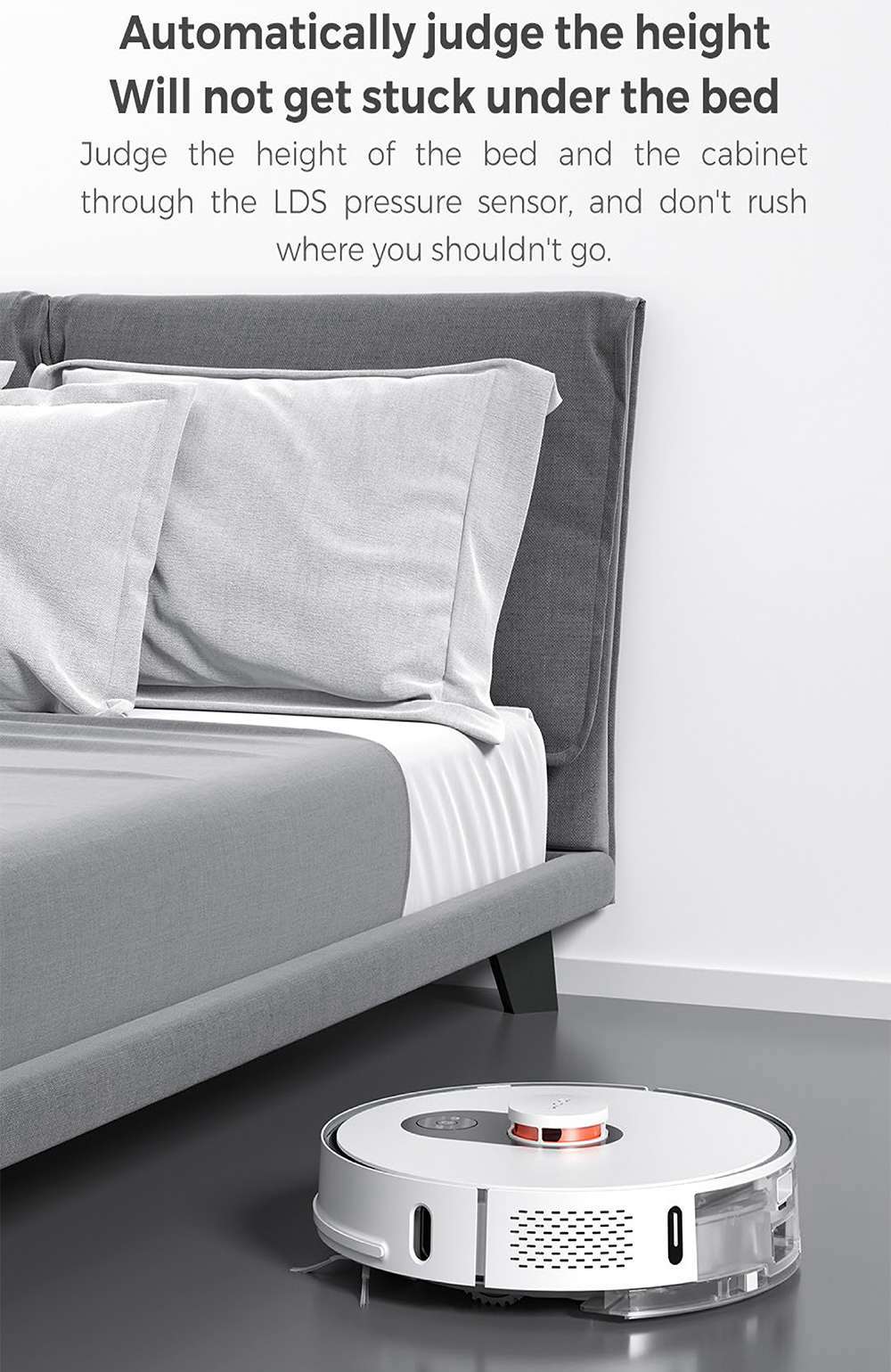 Roidmi EVE Plus Robot Vacuum Cleaner and Mop Cleaner with Clean Base Smart screen MIJIA APP 5200mAh Battery