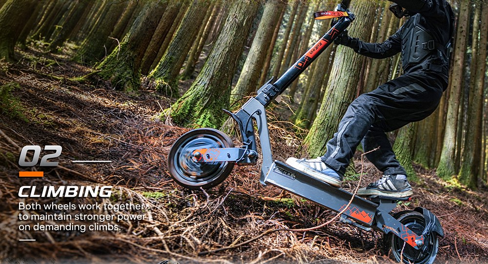 KuKirin G4 Ultra Trottinette Électrique, Double Moteur de 1200 W, Batterie 60 V 20 Ah 1200 Wh, Vitesse Maximale de 70 km/h, Autonomie de 80 km, Pneus Tubeless de 11 Pouces, Suspension Avant et Arrière, Freins à Disque de 160 mm, Charge Rapide 5 A