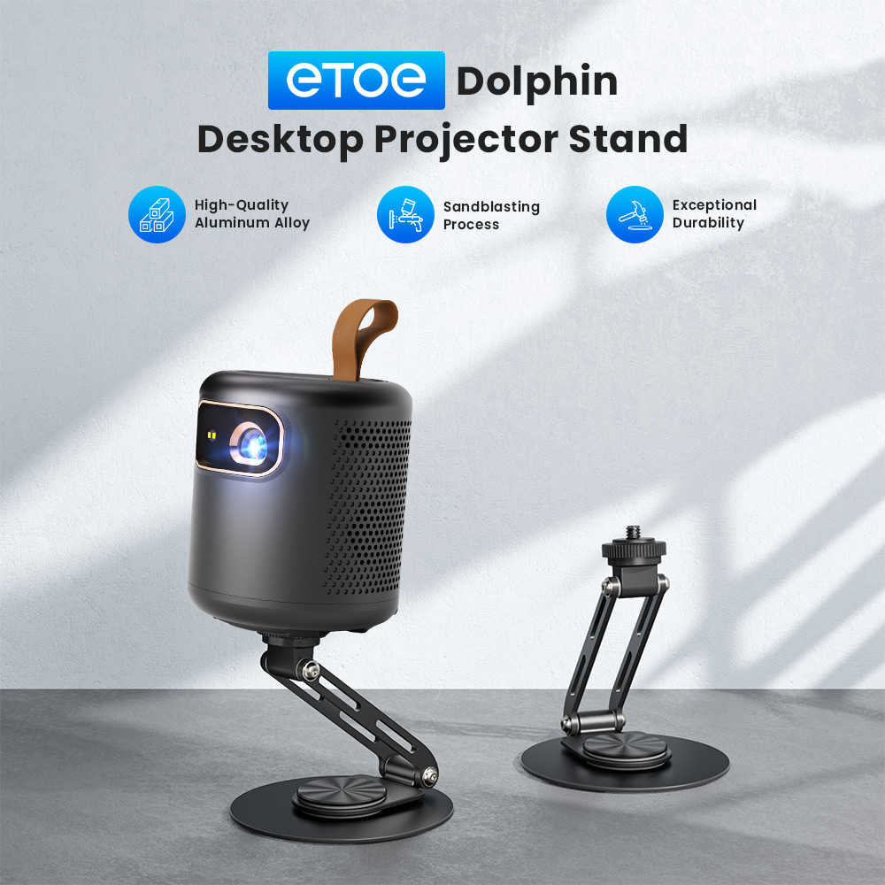 Refurbished 360° Rotatable Desk Mount for ETOE Dolphin Projector