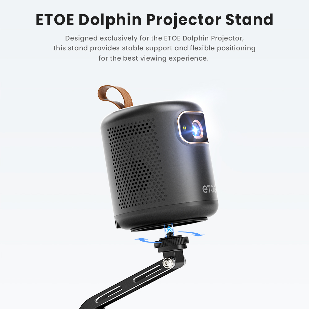 Refurbished 360° Rotatable Desk Mount for ETOE Dolphin Projector