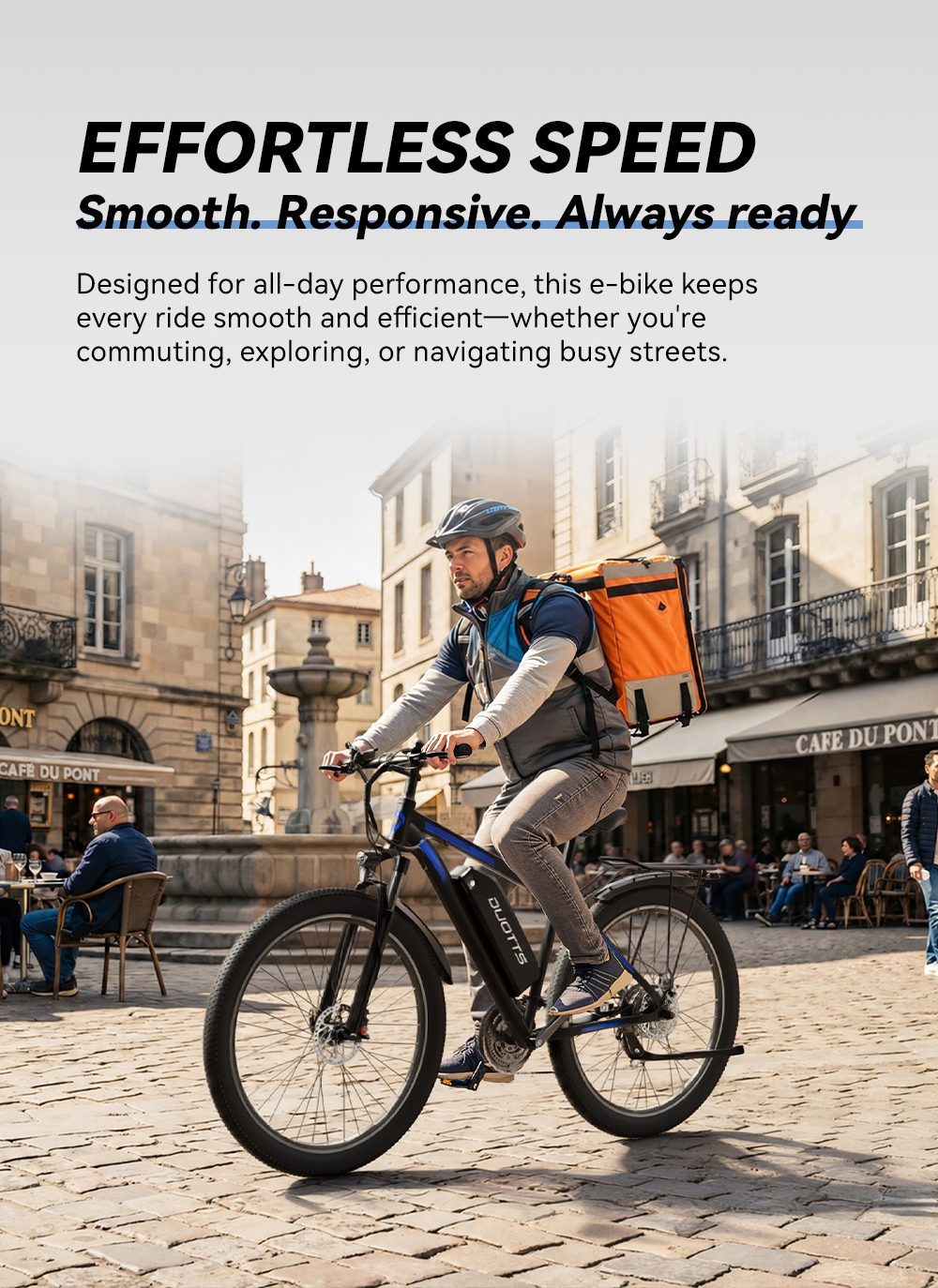 DUOTTS C29 Pro Elektrofahrrad, 750-W-Motor, 48-V-15-Ah-Akku, 52 km/h H&ouml;chstgeschwindigkeit, 90 km maximale Reichweite, Steigf&auml;higkeit bis 30&deg;, 29&times;2,125-Zoll-Reifen, 21 G&auml;nge, hydraulische Scheibenbremsen, maximale Zuladung 150 kg