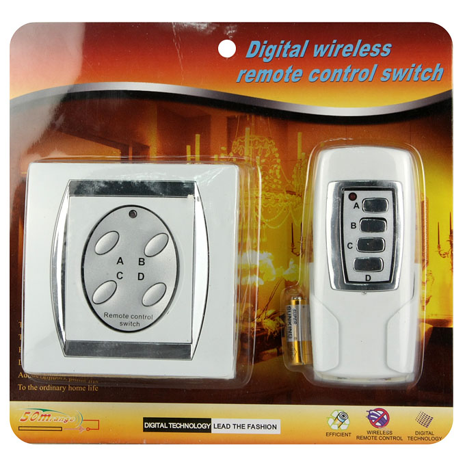 4Channel Digital Wireless Remote Control Switch(SS102782)