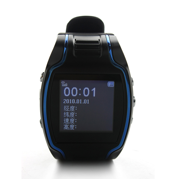 1.5 Inch LCD Screen Quadband Wrist Watch Cell Phone with SOS Button and GPS Tracker