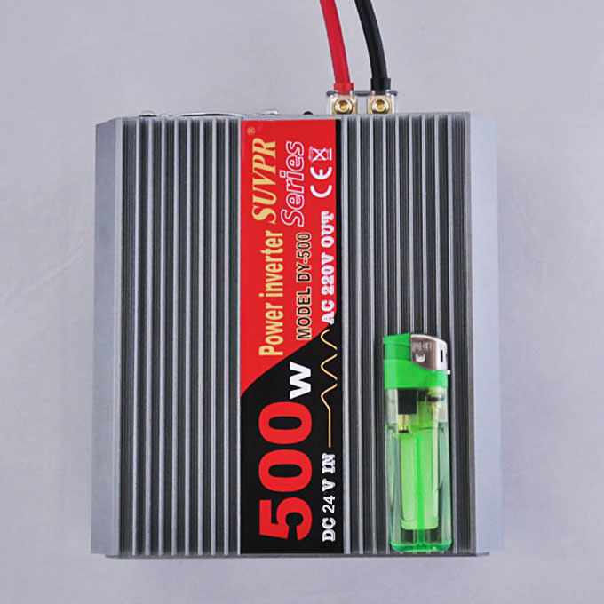 500W 24V DC to 220V AC Car Power Inverter Adapter USB Port DY-500