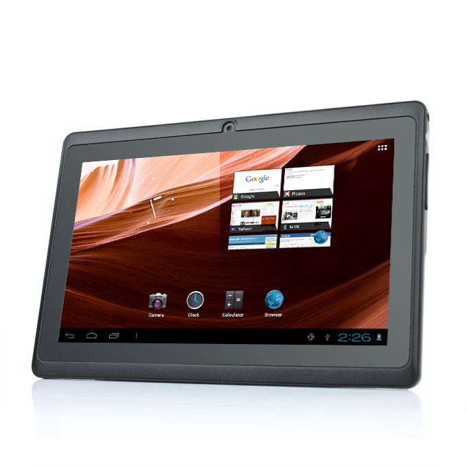 Q88 7 Inch Android 4.0.3 OS Tablet PC Capacitive 4GB WIFI Camera Black