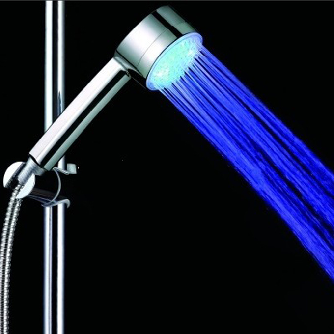 LED Shower Light Three Color Change LED Temperature Sensor Shower
