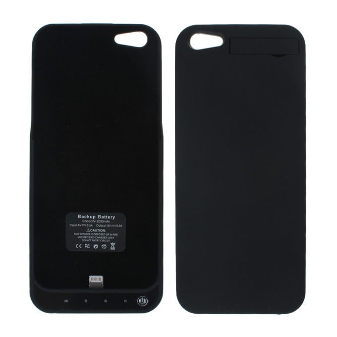 lijden Altijd Periodiek 2000Mah Portable External Backup Power Bank Case For Iphone 5S/5