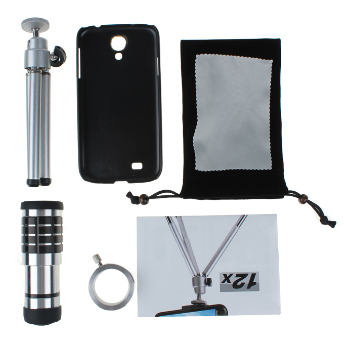 12X Zoom Telescope Lens Case TelePhoto Camera for Samsung Galaxy S4