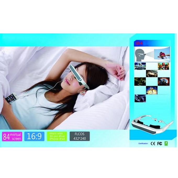 Eyewear 84 inch Virtual Screen Glasses for iPad/iPod