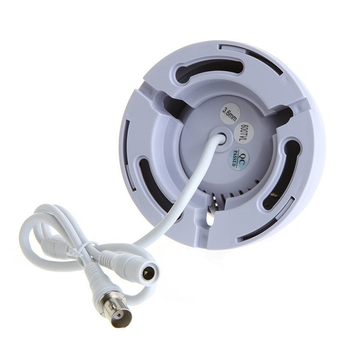 1/3 CMOS Vertically Dome Security CCTV Camera White SX403A