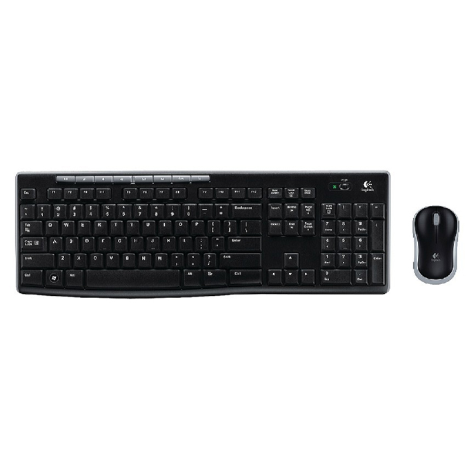 Logitech MK270 Ergonomic 2.4 Ghz Wireless Keyboard & Mouse Combo