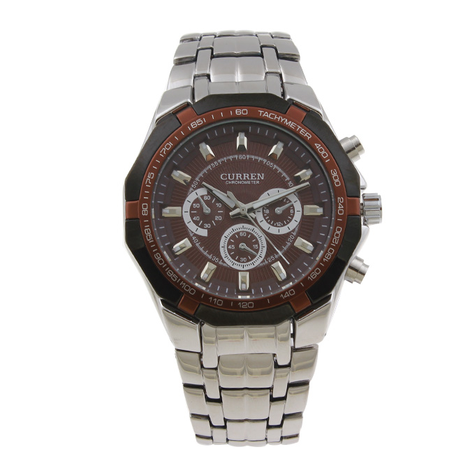 Curren3sさま専用 Curren 8458 Men's Watch Fashion Steel Band Business Watch