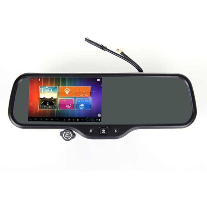 5 pollici Auto DVR Smart Specchietto retrovisore Navigazione GPS Bluetooth  H.264