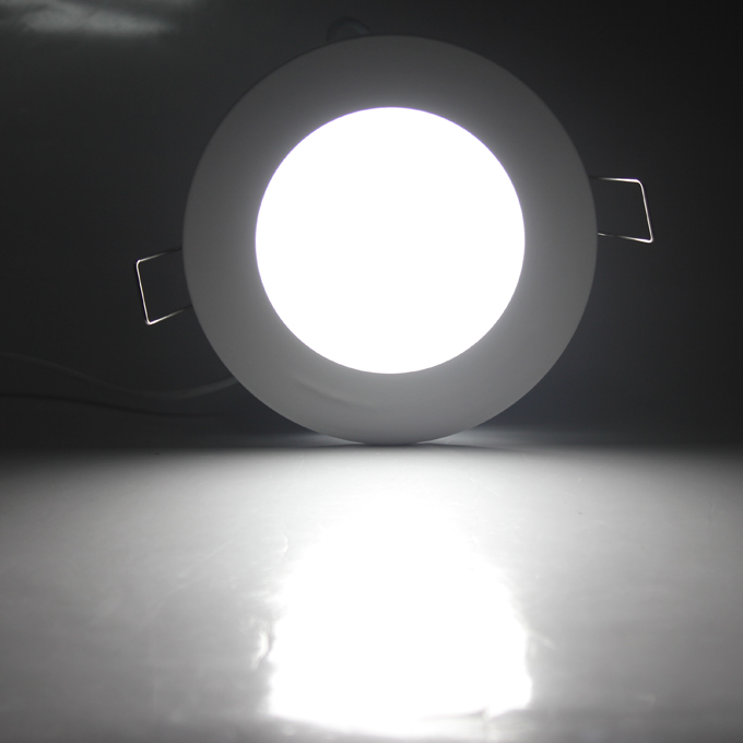 600LM 6000K 6W Natural White Light LED Panel Light