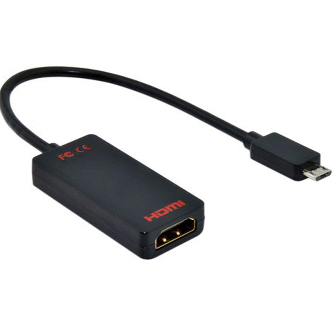 Nouveau Convertisseur Adaptateur Micro USB vers HDMI TV pour Smartphone