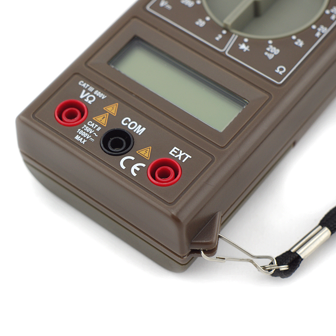 MASTECH M266F Digital AC Clamp Meter AC Current Resistance Tester