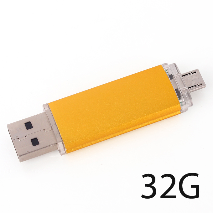 Memoria esterna OTG Micro USB Memory Stick 2.0 Drive 32G - Oro