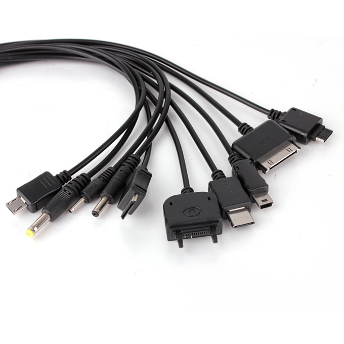 10 in 1 Universal USB Multi Charger Cable,Mobile Charger,Efficient ...