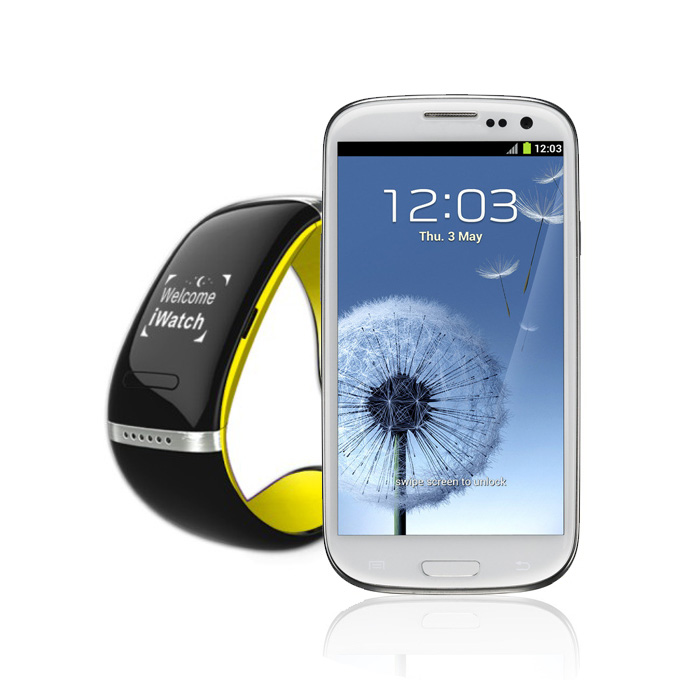 L12S OLED Bluetooth 3.0 Bracelet Wrist Watch Design for IOS Android