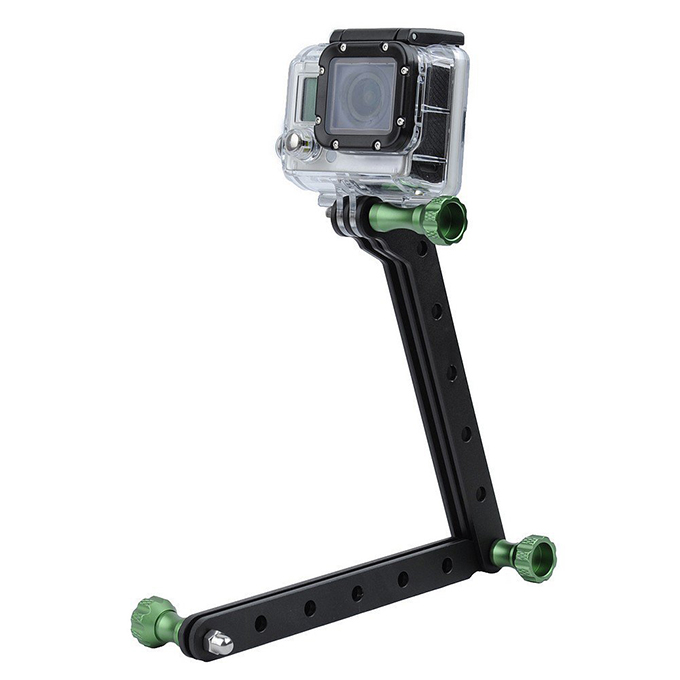 CNC Alloy Extension Arm Screw Mount Kits for Gopro Hero 3+/3/2