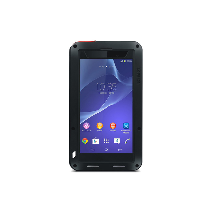 

LOVE MEI Weather/Dirt/Shockproof Protective Case for SONY Xperia Z2 - Black