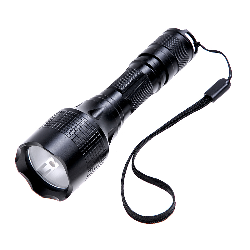 Cree Xr E Q5 310lm 3 Mode Cool White Light Led Flashlight Black