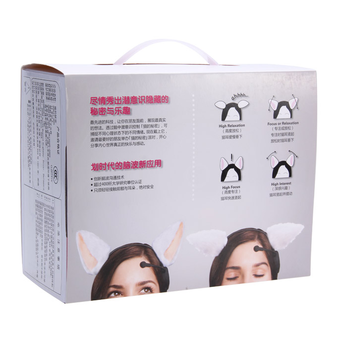 Mood Cat Ears Mind Cat Ears Brain Waves Intelligent Control