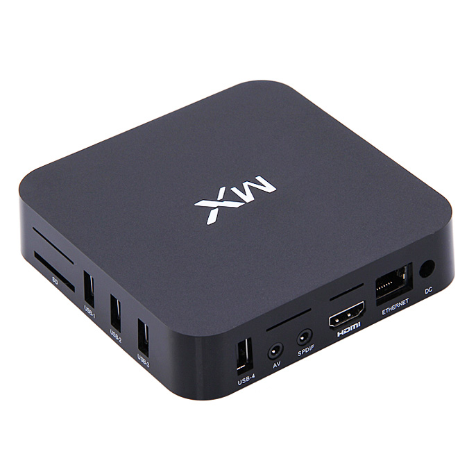 CMX AML8726-MX Android TV Box 1G/8G XBMC 1080P RJ45 AV Port - Black